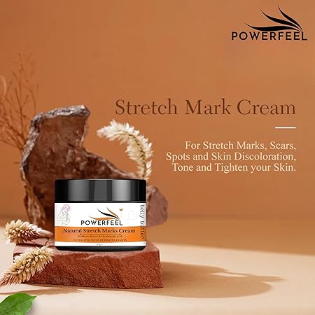 Organic Stretch Mark Cream Oil Mark Removal - Natural Heal Pregnancy Breast, Legs, after pregnancy delivery