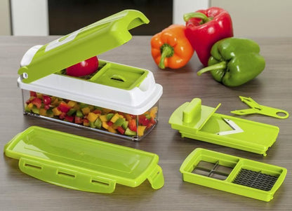 Multi-Functional Nicer Chopper & Vegetable Cutter 12 in 1 nicer dicer chopper