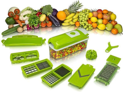 Multi-Functional Nicer Chopper & Vegetable Cutter 12 in 1 nicer dicer chopper