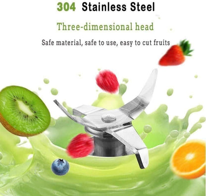 Portable USB Electric Juicer Bottle 6 Blade Rechargeable Blender – 380ML