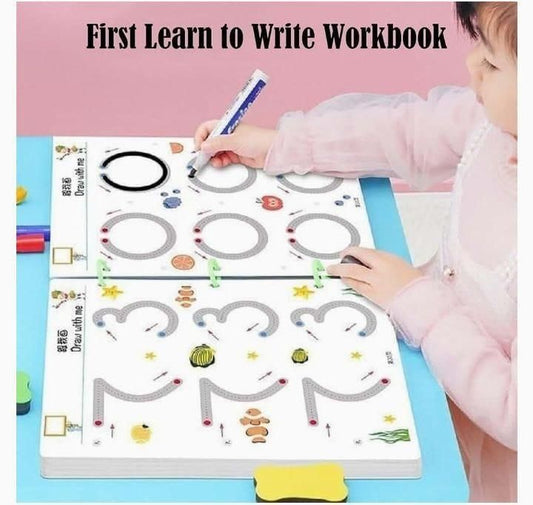 Handwriting Pen Control Training Book – Early Learning Practice Workbook for Kids