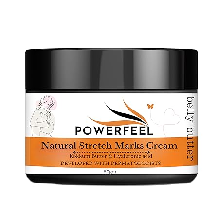Organic Stretch Mark Cream Oil Mark Removal - Natural Heal Pregnancy Breast, Legs, after pregnancy delivery