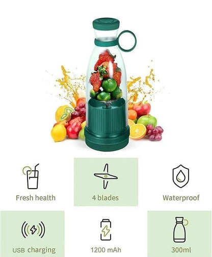 Portable Mini Juice Blender USB Rechargeable Mixer Juicer for Outdoor